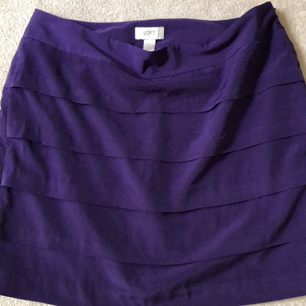 Loft layered skirt